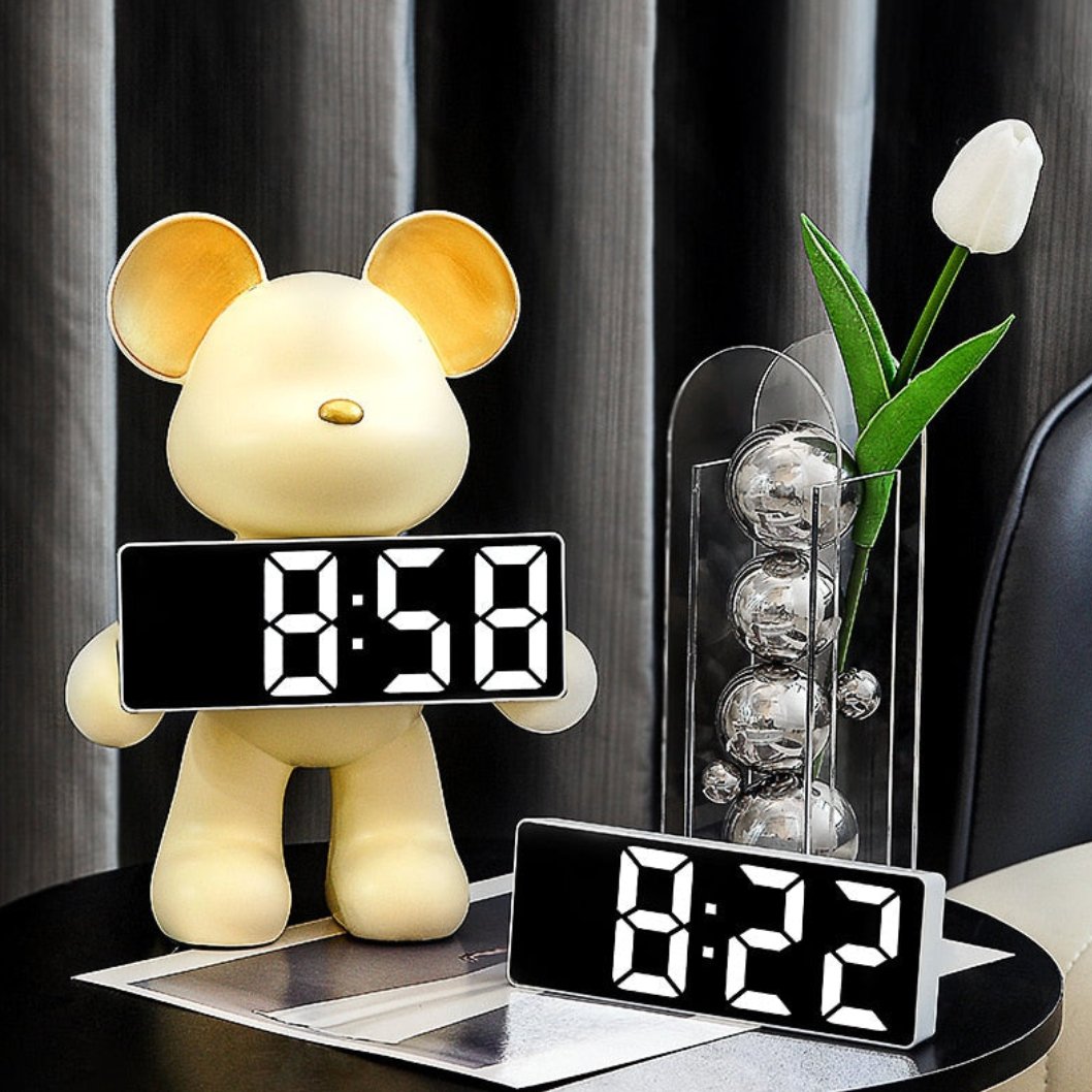 Réveil design souris en résine