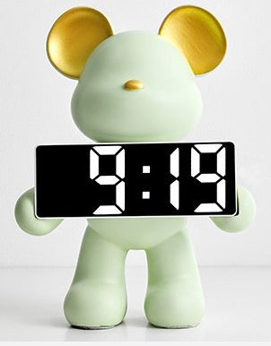 Réveil design souris en résine
