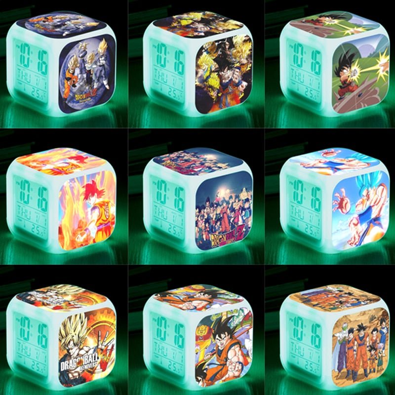 Réveil Dragon Ball Z veilleuse pour chambre d'enfant