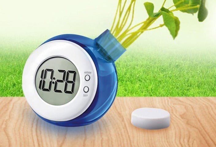 Réveil éducatif avec batterie à eau