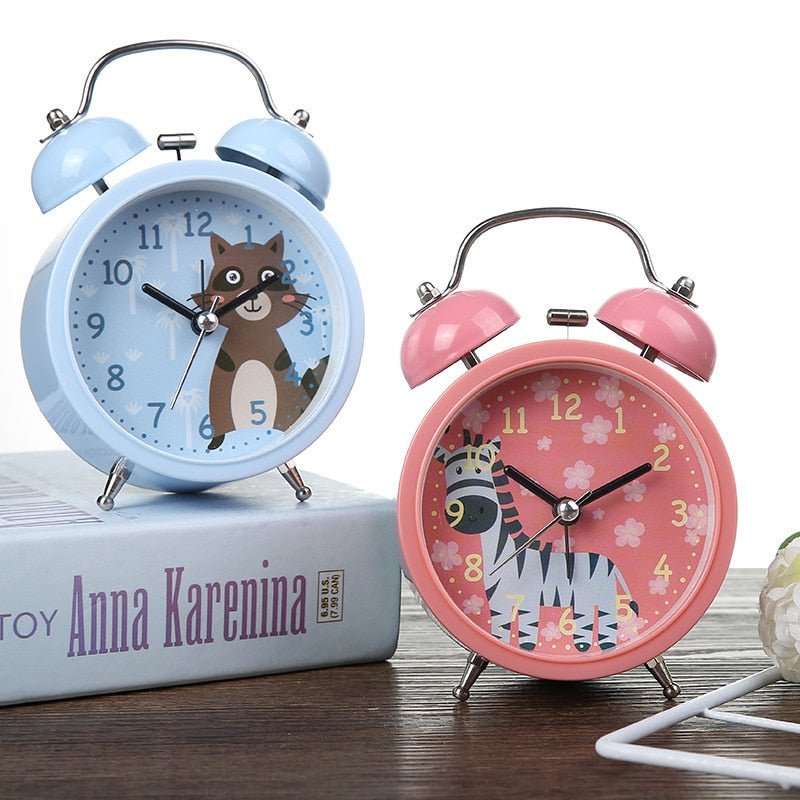 Réveil enfant analogique zèbre