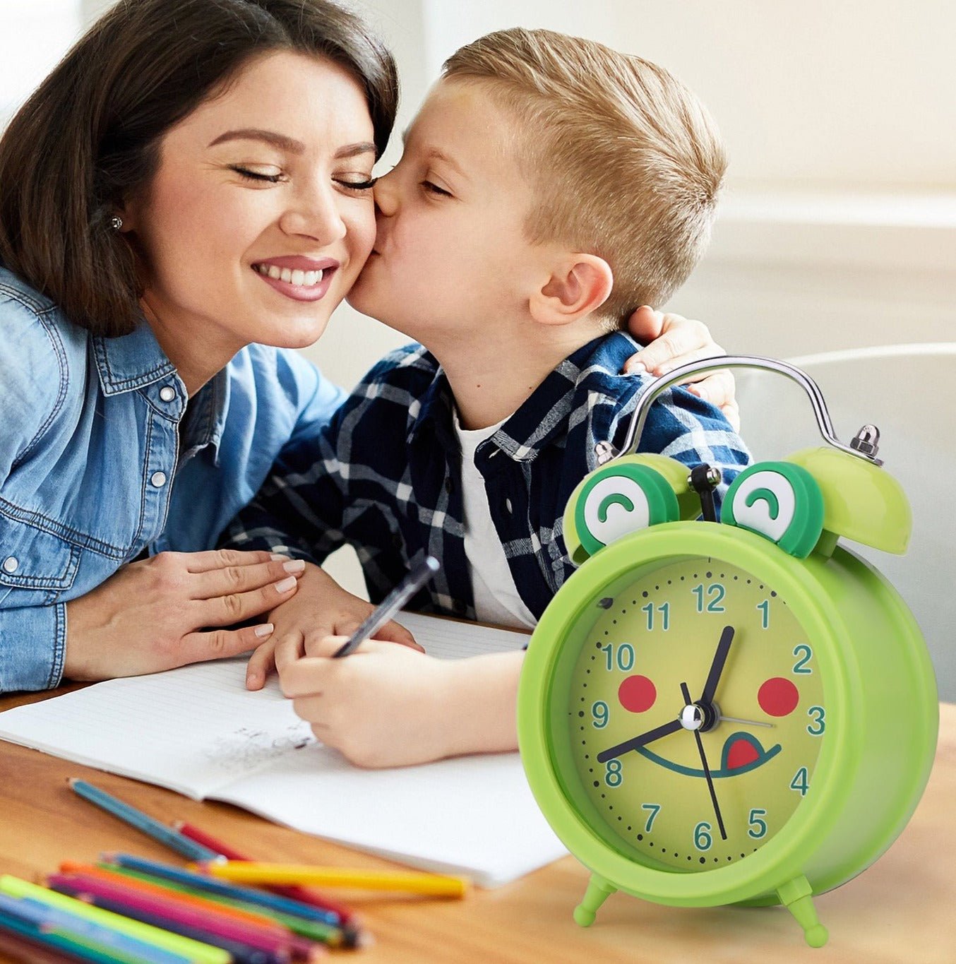 Réveil enfant grenouille