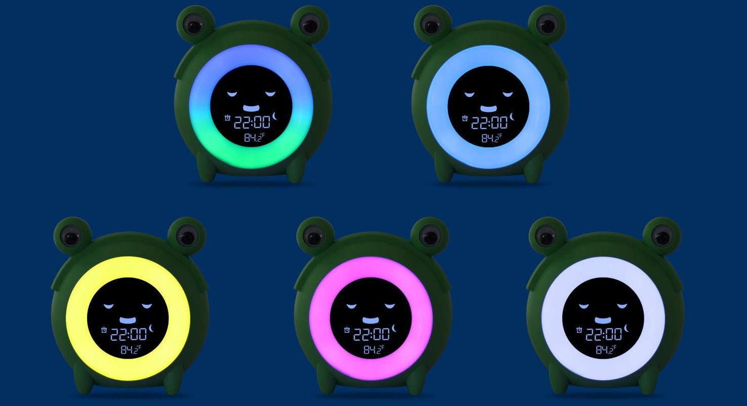 Réveil enfant grenouille vert