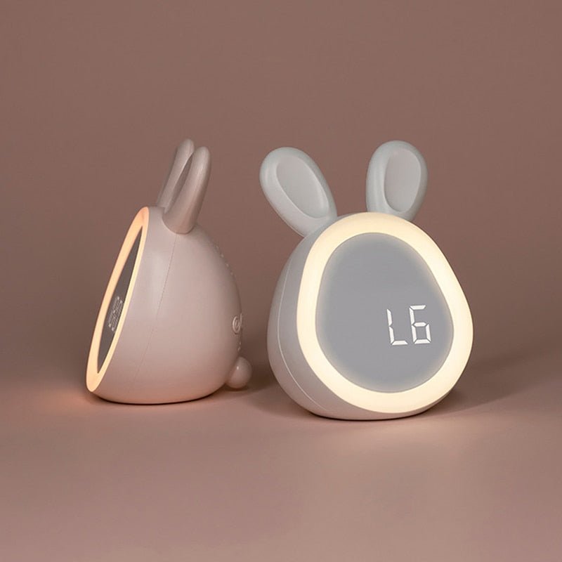 Réveil enfant lapin lumineux