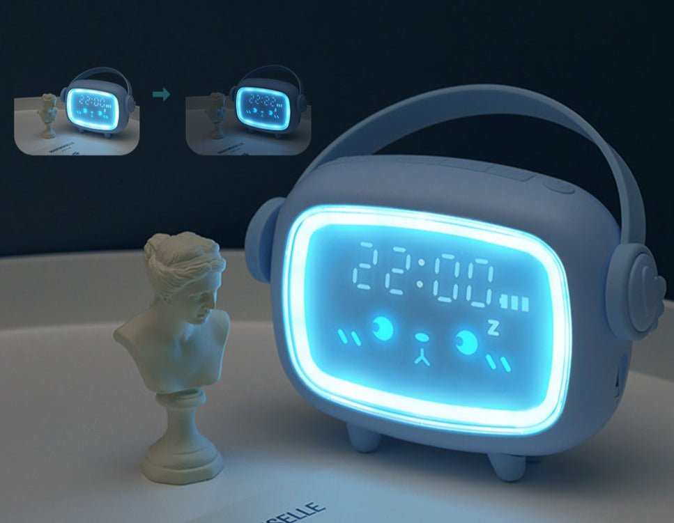 Réveil enfant lumineux pastel