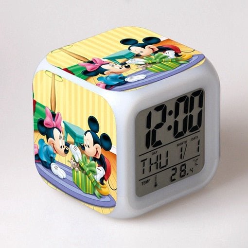 Réveil enfant Mickey veilleuse