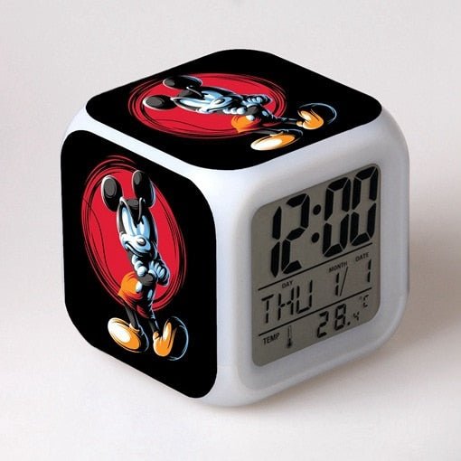 Réveil enfant Mickey veilleuse