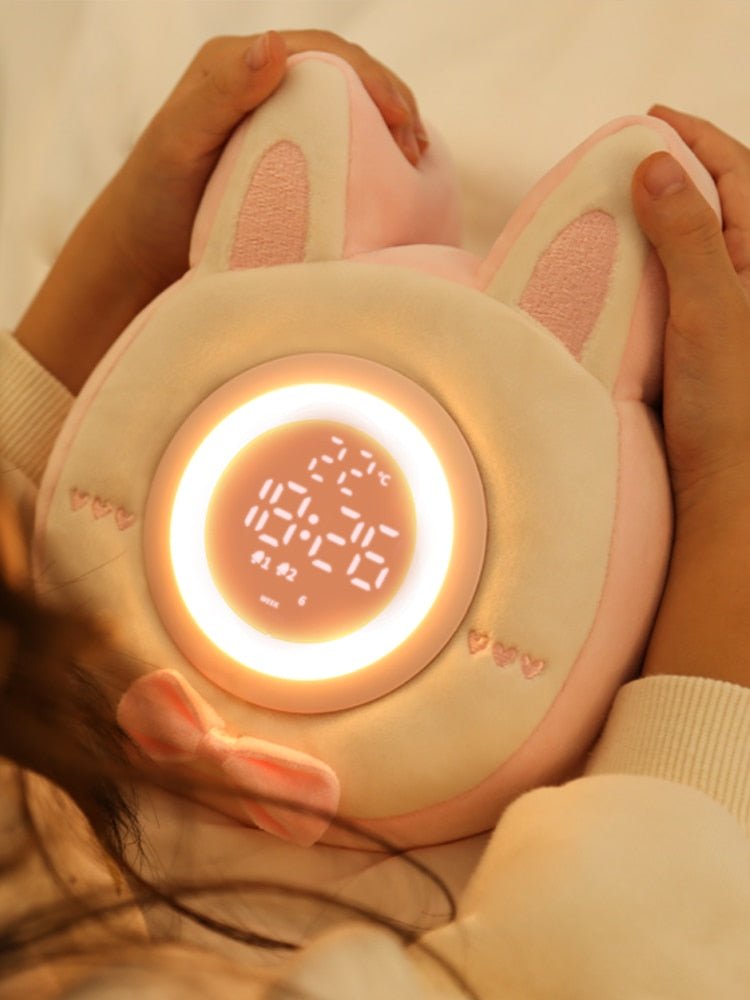 Réveil enfant peluche chat