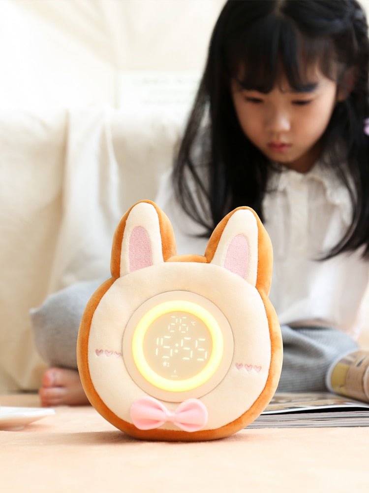 Réveil enfant peluche chat