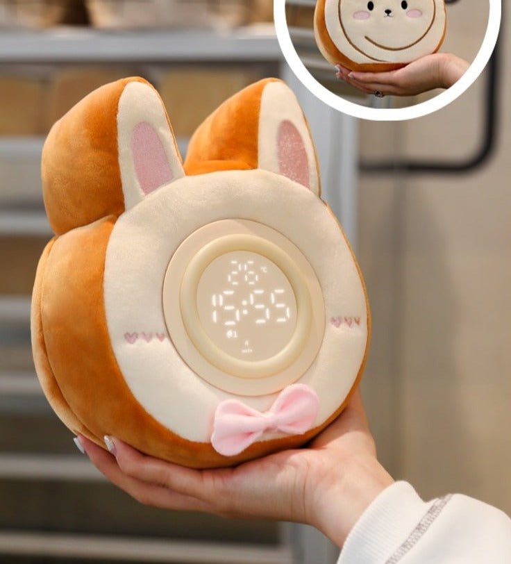 Réveil enfant peluche chat