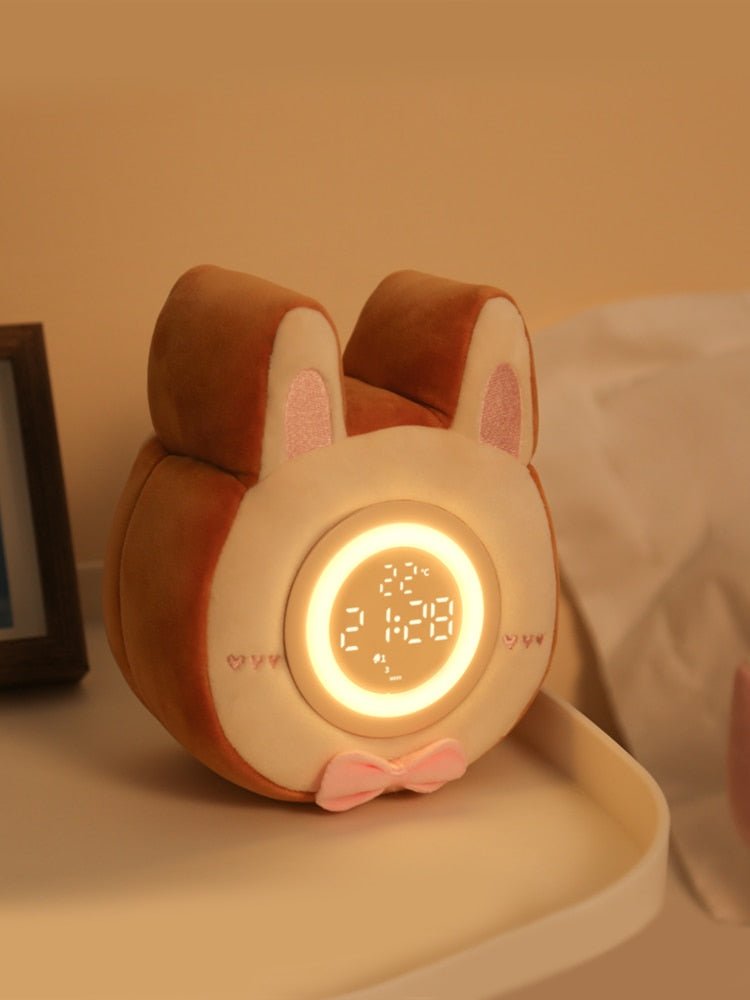 Réveil enfant peluche chat