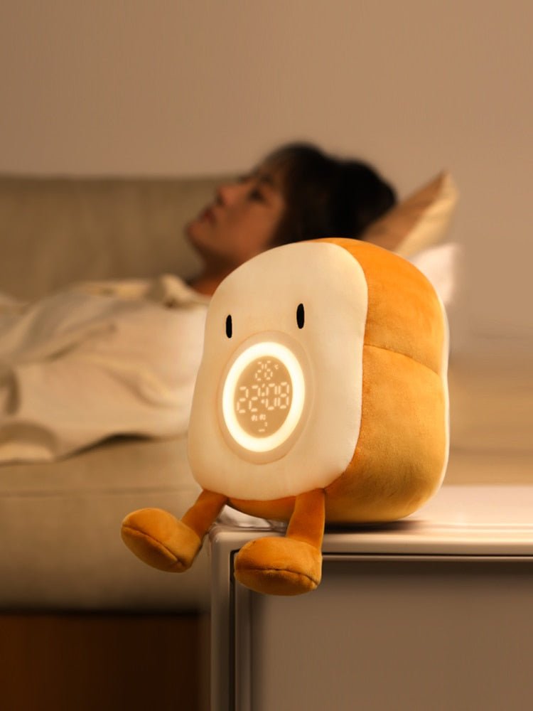 Réveil enfant peluche toast