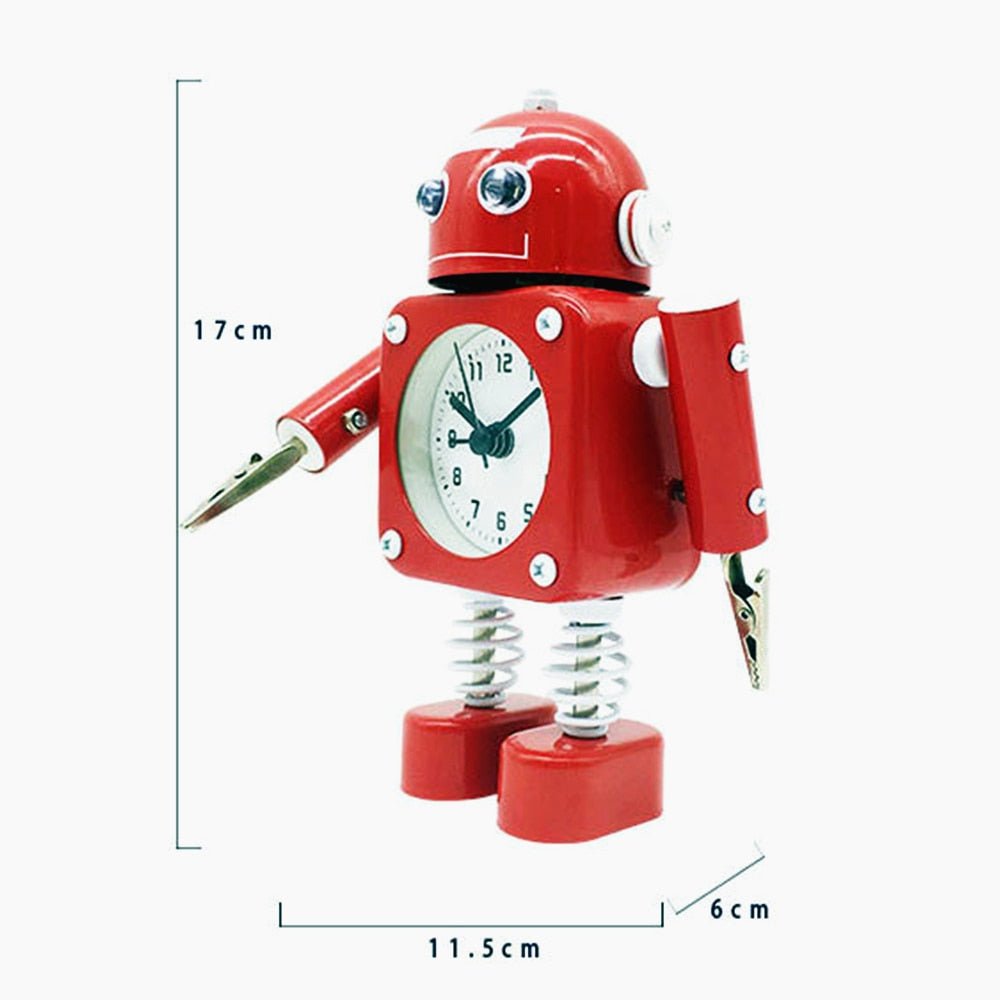 Réveil enfant robot avec pinces