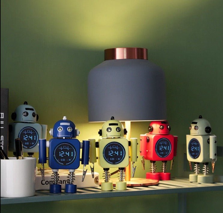 Réveil enfant robot digital avec température