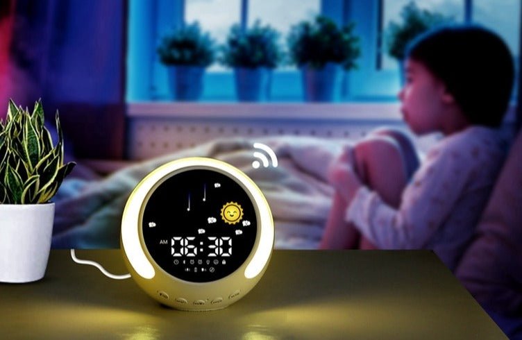 Réveil enfant veilleuse 12 couleurs