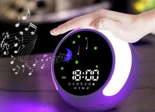 Réveil enfant veilleuse 12 couleurs