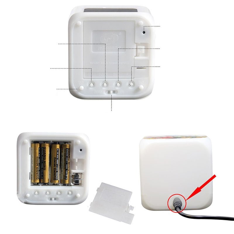 Réveil enfant veilleuse la Reine des neiges