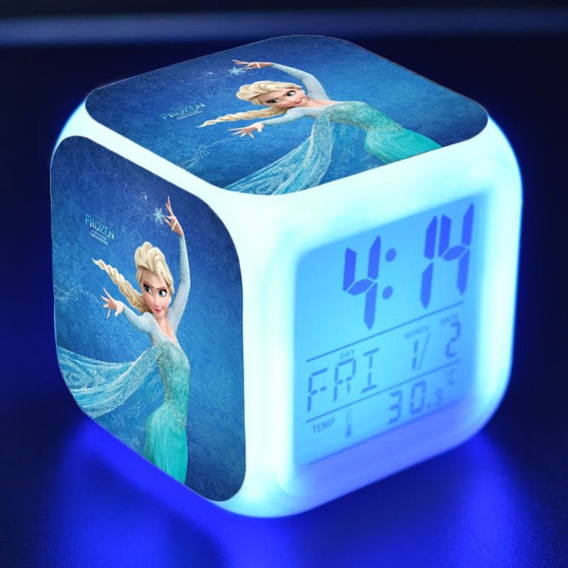 Réveil enfant veilleuse la Reine des neiges