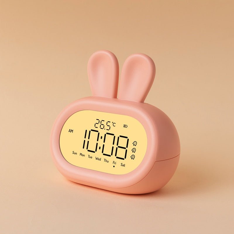 Réveil lapin avec température et calendrier