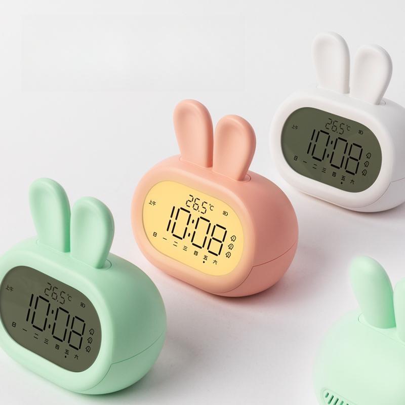 Réveil lapin avec température et calendrier