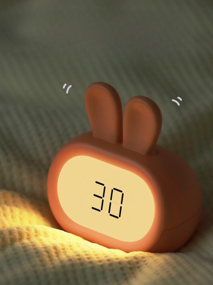 Réveil lapin avec température et calendrier