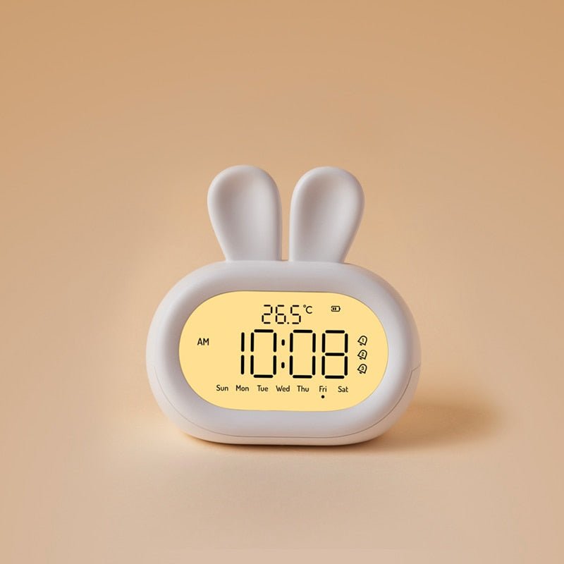 Réveil lapin avec température et calendrier