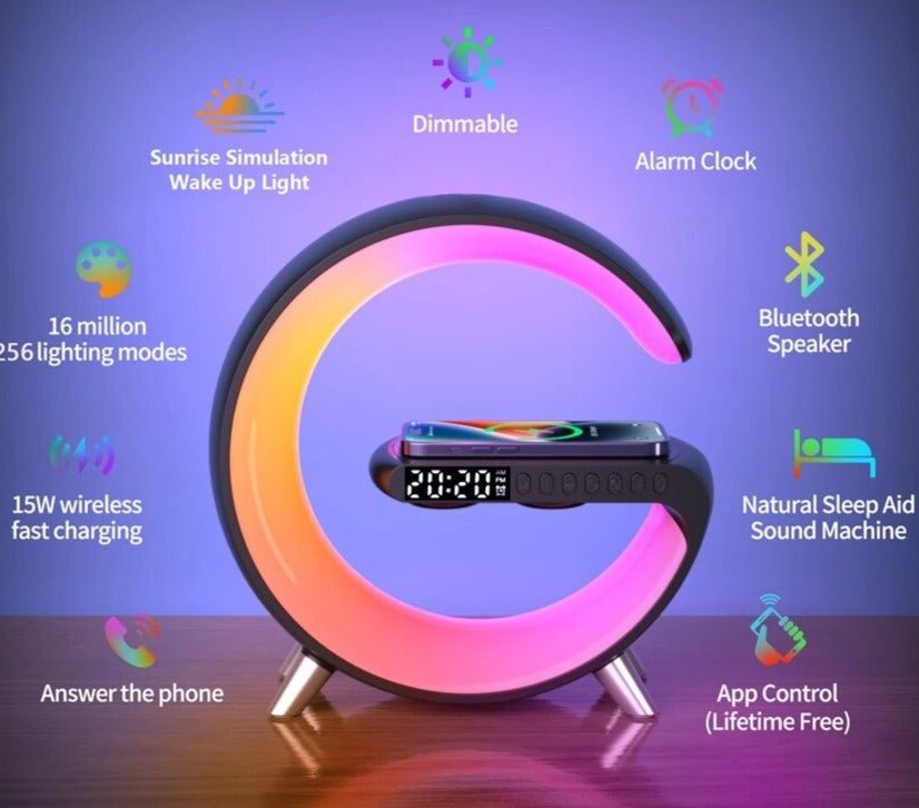 Réveil lumineux 5-en-1