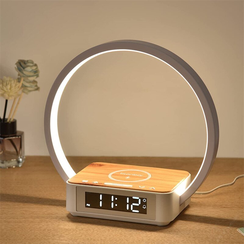 Réveil lumineux chargeur sans fil