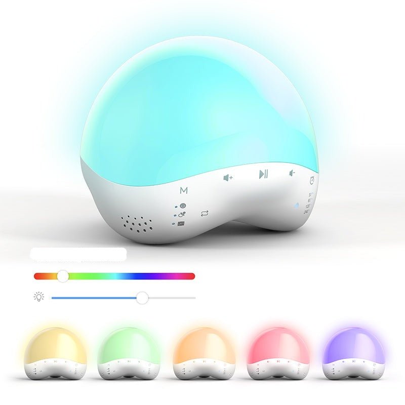 Réveil lumineux connecté avec bruits ambiants