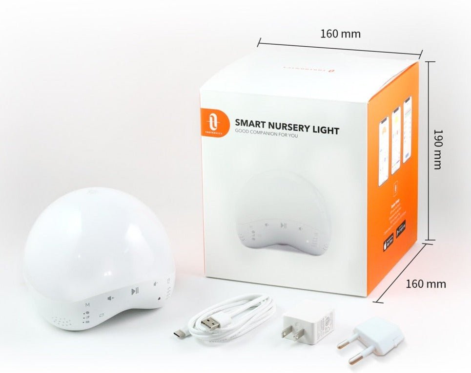 Réveil lumineux connecté avec bruits ambiants