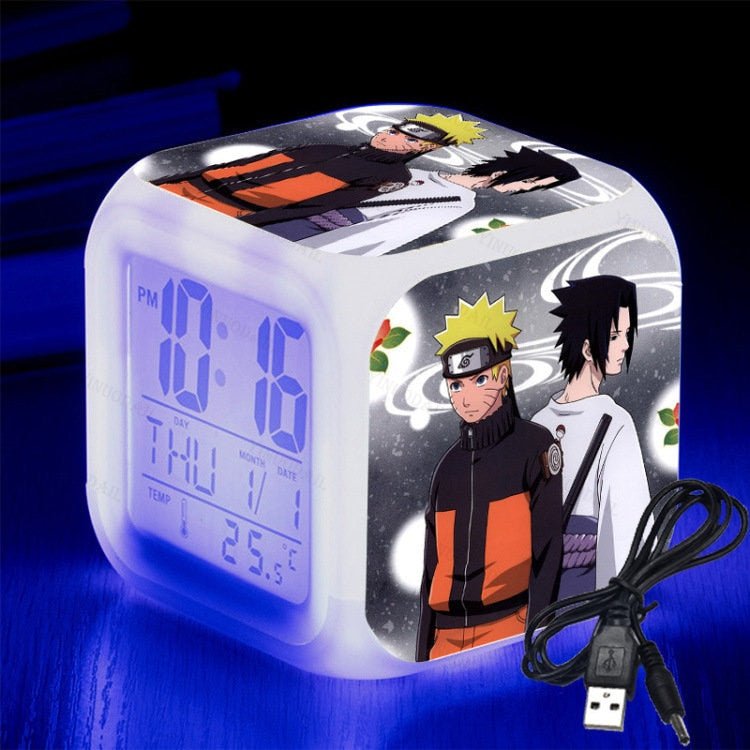 Réveil Naruto veilleuse pour chambre d'enfant