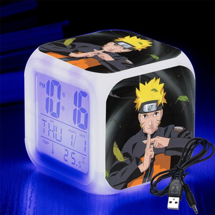 Réveil Naruto veilleuse pour chambre d'enfant