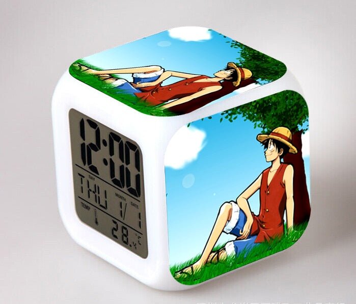 Réveil One Piece veilleuse pour chambre d'enfant