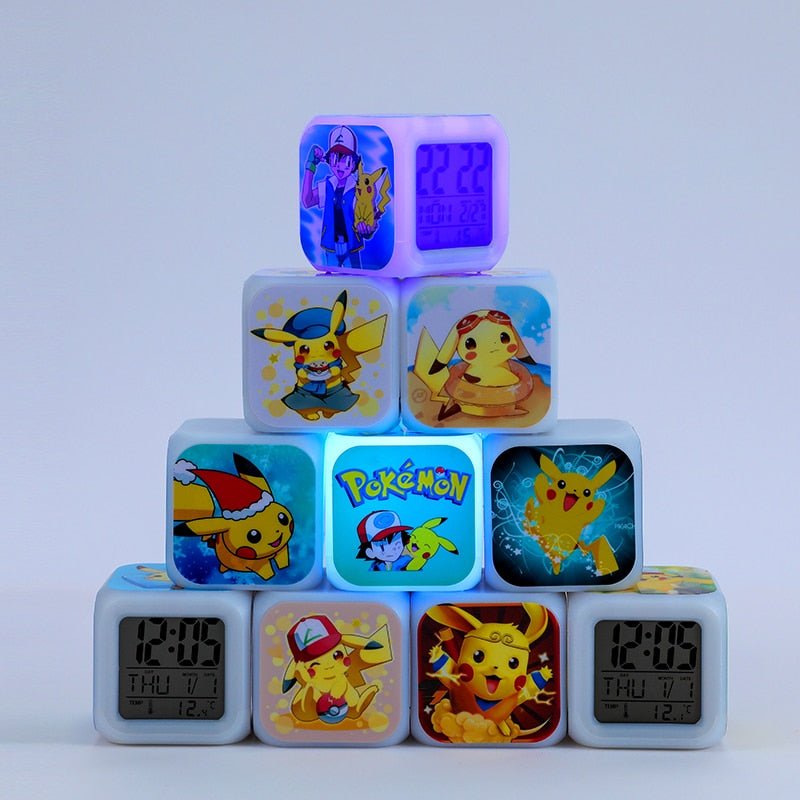 Réveil pour enfant Pokemon en cube - reveille-moi