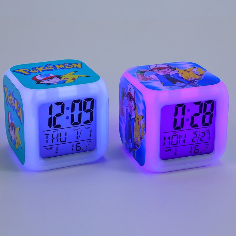 Réveil pour enfant Pokemon en cube - reveille-moi