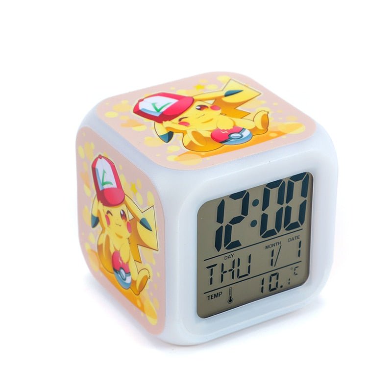 Réveil pour enfant Pokemon en cube - reveille-moi