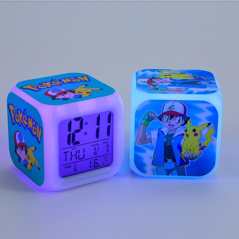 Réveil pour enfant Pokemon en cube - reveille-moi