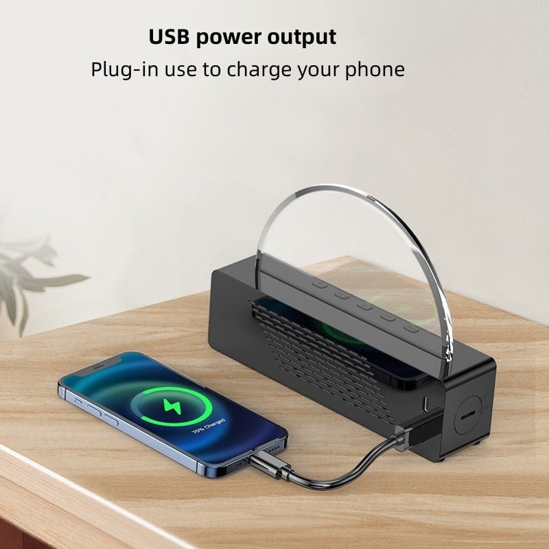 Réveil simulateur d'aube veilleuse multicolore