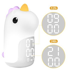 Réveil veilleuse licorne