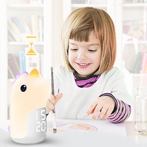 Réveil veilleuse licorne