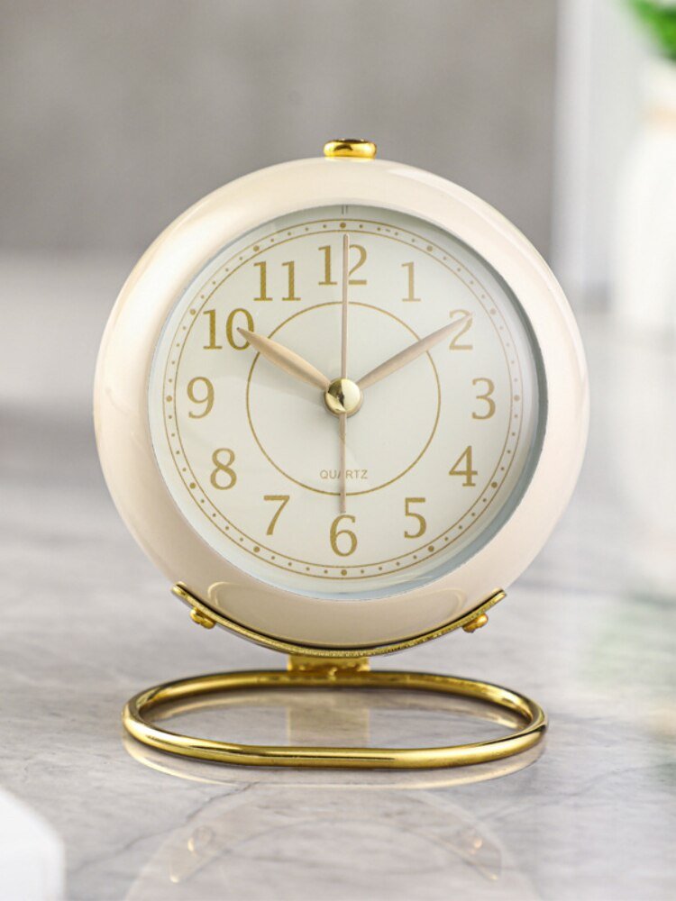 Réveil vintage circulaire